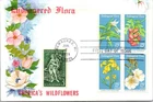 Dr Jim Stamps 15C Endangered Flora Setenant Block First Day Cover