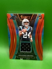 2024 Panini Select - Draft Jonathon Brooks #DSM-JBS Red Prizm (MEM, RC)