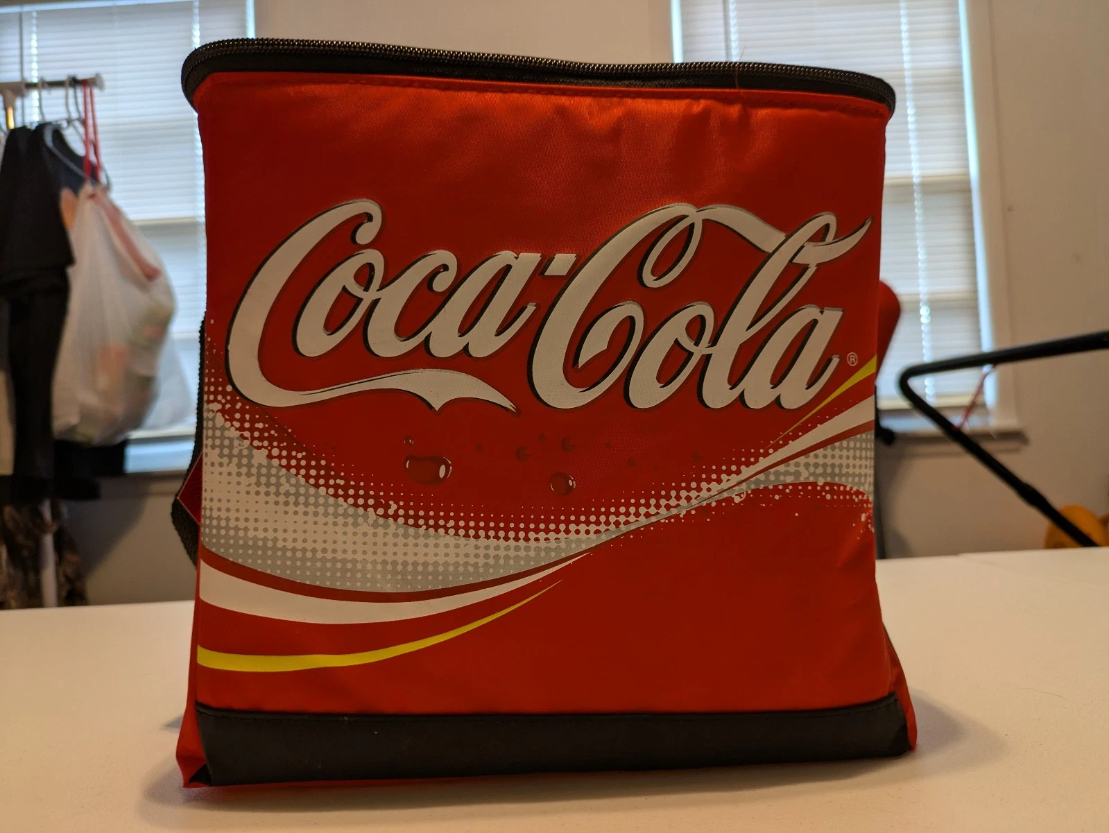Coca Cola cooler filled with Matchbox and Johnny Lightning cars