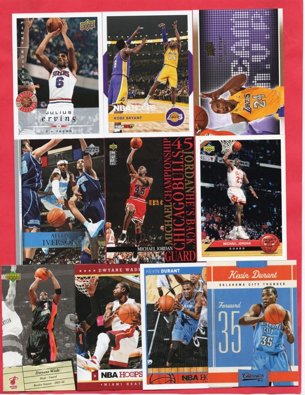 1790 Diff 1988-89 - 2021-22 NBA Basketball Lot, Michael Jordan, Kobe Bryant
