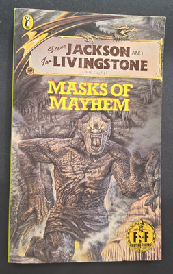 Masks of Mayhem - Steve Jackson Livingstone - Fighting Fantasy 1986 - BUCHSPIEL