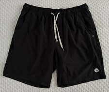 Vuori Kore Lined Shorts 7  Black Large V302 S...