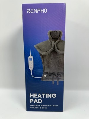 RENPHO Electric Heating Pad for Back Pain Relief, 24x33in Gray