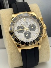 Rolex Daytona 126518LN yellow gold oysterflex meteorite dial 2025 unworn