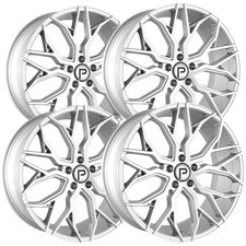 Set Of 4 Pinnacle P306 Mystic 20x8.5 5x4.5 35mm Silver Wheels Rims 20 Inch