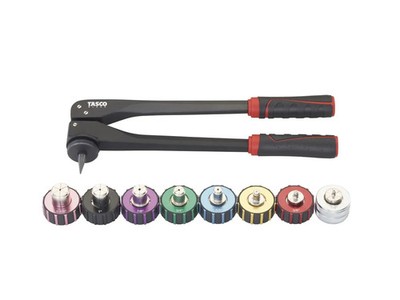 Japan NEU Ichinen TASCO Multi-Size Expander Set TB525TA für Kupferrohre