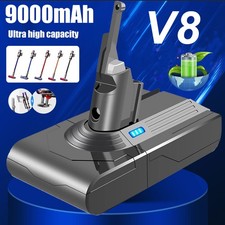 9000mAh Battery For Dyson V8 Absolute Animal Cordless Vacuum Cleaner Li-ion SV10