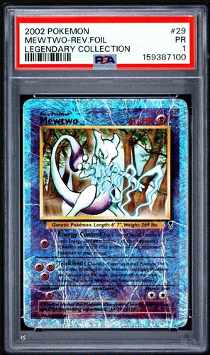 Mewtwo graded PSA 1 for sale on eBay
