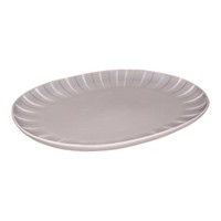 Ambition Servierplatte Servierteller Porzellan Fleischplatte Ligne 30 Cm Grau