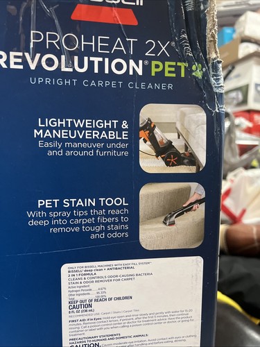 Bissell ProHeat 2X Revolution Pet Full Size Upright Carpet Cleaner, Model 3579 - Picture 14 of 18