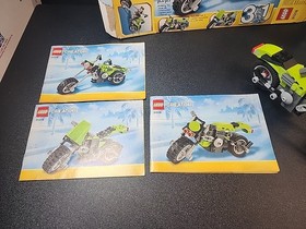 Preowned LEGO CREATOR: Highway Cruiser (31018) Box Instructions 98% Complete