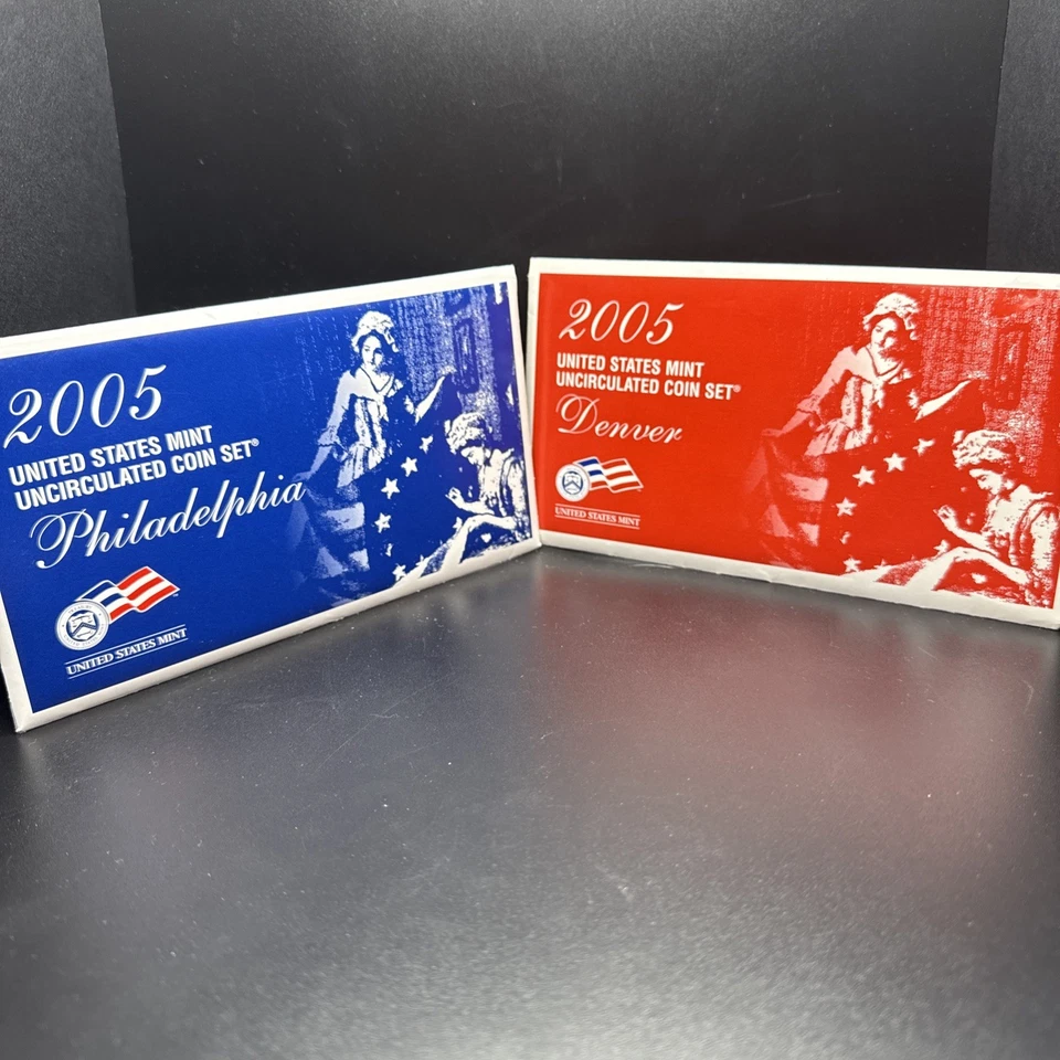 2005 Uncirculated Coin Set U.S Mint Government Packaging COA - Image 2 of 3