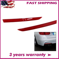 For BMW 3-Series F31 F30 M Sport 335i 328i Rear Side Bumper Reflector Pair Light