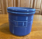 Longaberger Woven Traditions One Pint Cornflower Blue Crock with Lid — photo 1