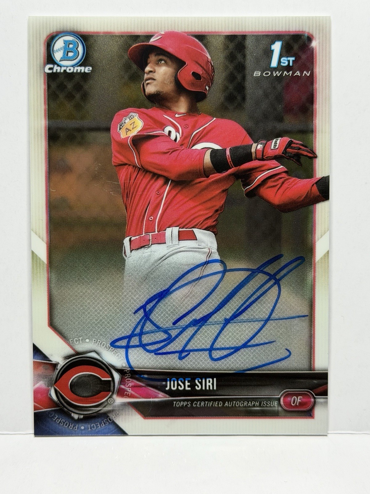 2018 Bowman Chrome Prospects Auto #CPA-JS Jose Siri RC