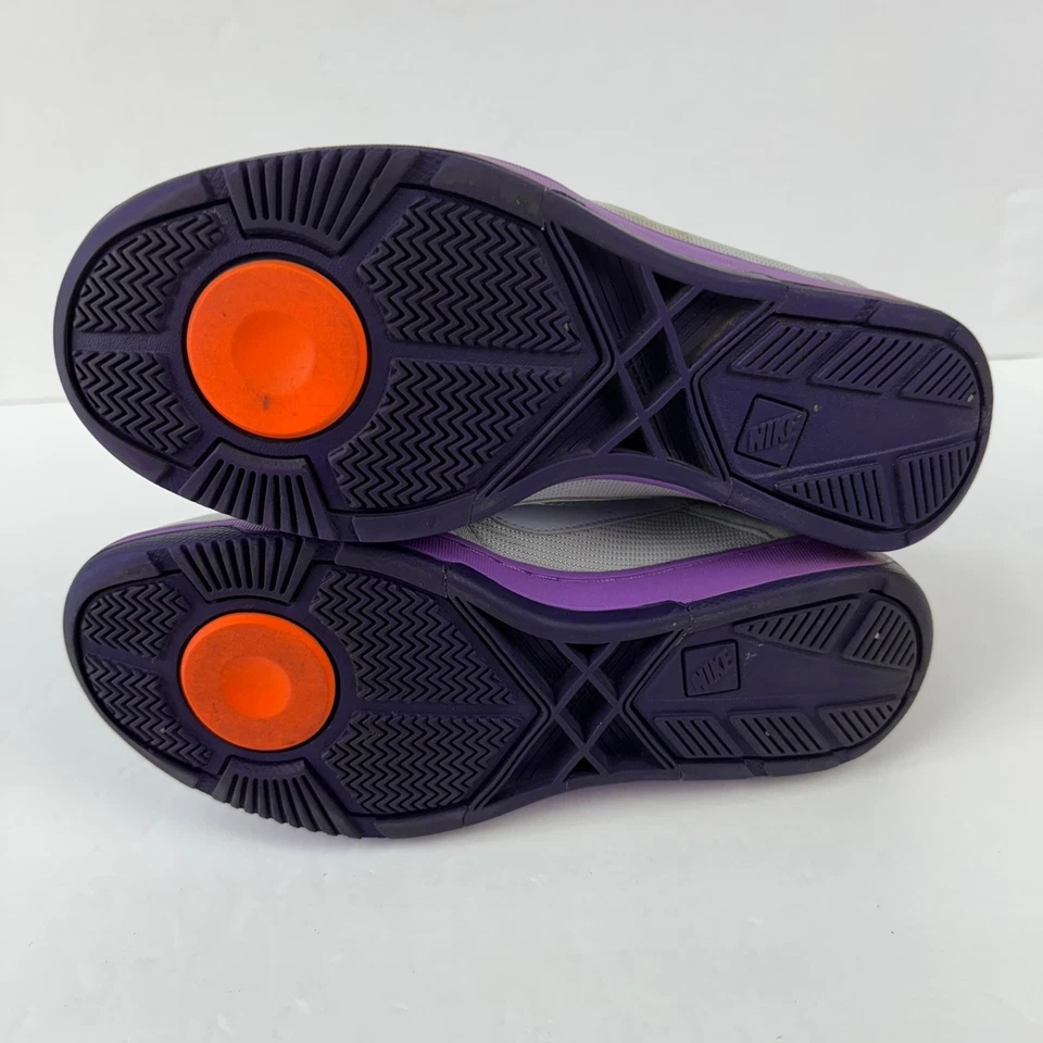 Кроссовки баскетбольные женские Nike Air Huarache Run 2012 размер 7,5 серые фиолетовые - Изображение 3 из 4