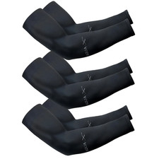 3Pairs Fashion Sun Ice Silk Sleeves Unisex Summer Sun Protection Arm Sleeves Sui