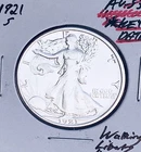1921-S GEM AU+++! AMAZING MONSTER KEY DATE! WALKING LIBERTY HALF DOLLAR. WOW!