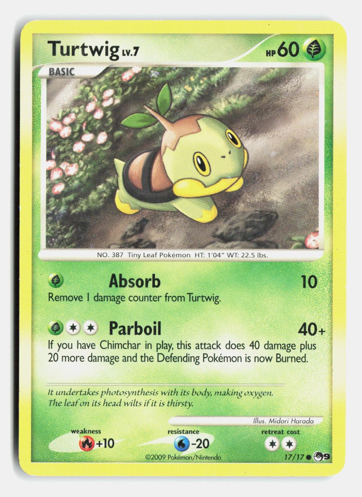 Turtwig 17/17 Common POP Series 9