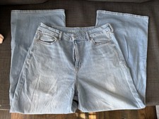 American Eagle Outfitters Curvy Super High-Rise Baggy Wide Leg Stretch Jeans 16