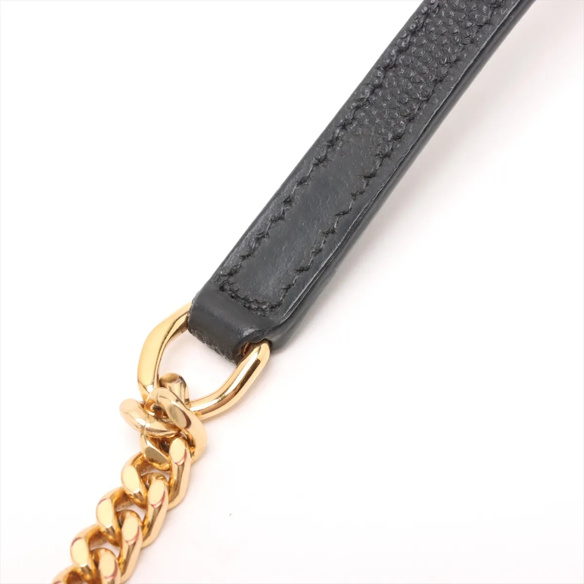 Saint Laurent Paris Leather Chain Shoulder Bag Black 618057 thumbnail 13