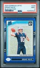 2024 Panini Donruss Optic - Rated Rookie Drake Maye #229 Blue Glitter Prizm (RC)