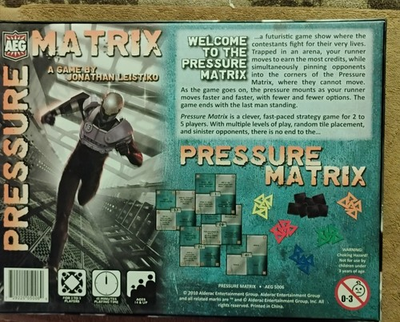 #ad #ad AEG Pressure Matrix Board Game 2010 Futuristic Strategy $50.00