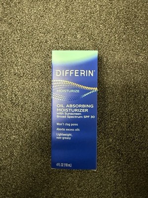 Differin Oil Absorbing Moisturizer With 30 SPF Broad Spectrum 4 Fl Oz