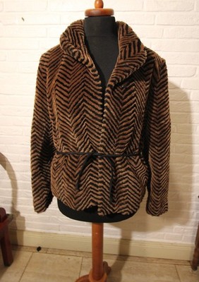 SL STUDIO Jacke Teddy  Muster mix M Herbst Winter