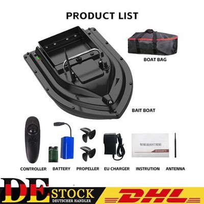 RC EU Fishing Bait Boat GPS-Boot Futterboot Fischköder 12000 mAh Fernbedienung