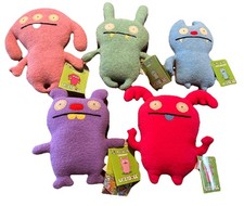 Lot of 5 Little Uglys - Ugly Doll Plush.2005-2009. All Have Original Tags.