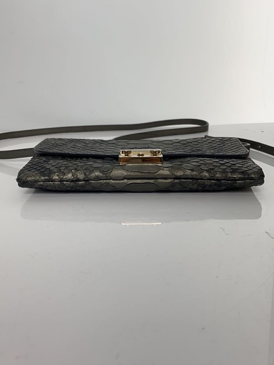 FURLA Shoulder Bag Gray Python Pattern Mini Bag S… - image 4