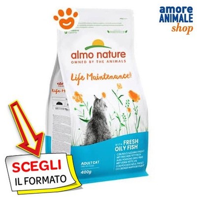Almo Nature Cat Life Maintenance Mit Frischem Mittelmeerfisch 400 Gr 12 Kg