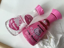 Sanrio Special Edition Hello Kitty Kikkoman Soy Sauce Empty Bottle of 2 Lot