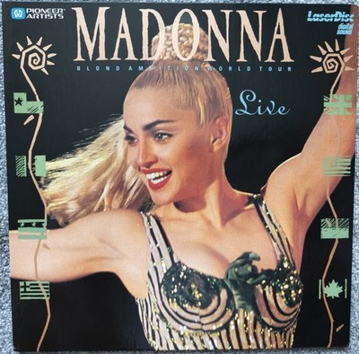 Music Laserdisc '' MADONNA - BLOND AMBITION WORLD TOUR - [PA-90-325] '' -  US LD