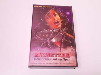 Entsetzen Dem Grauen auf der Spur 1980 Uncut VHS German PAL Video Scared To Deat