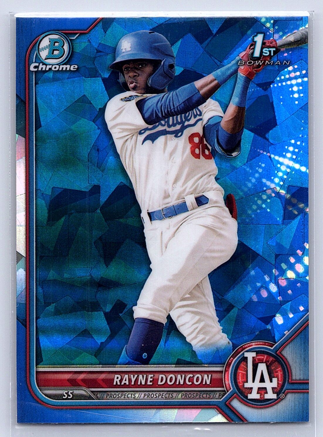 2022 Bowman Chrome Sapphire #BCP-202 Rayne Doncon 1st Excellent