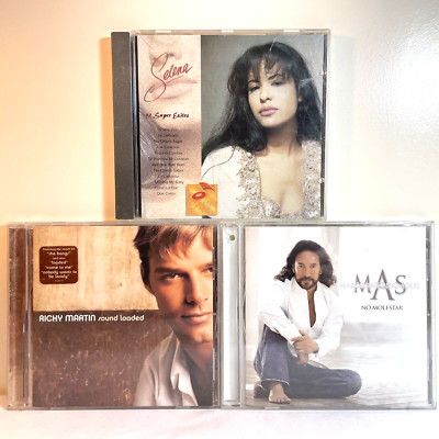 SELENA / MARCO ANTONIO SOLIS / RICKY MARTIN (CD Lot) Latin Pop, Spanish
