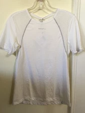 New Women's Craft Cool Concept Base Layer • Size Small • Short Sleeve • White