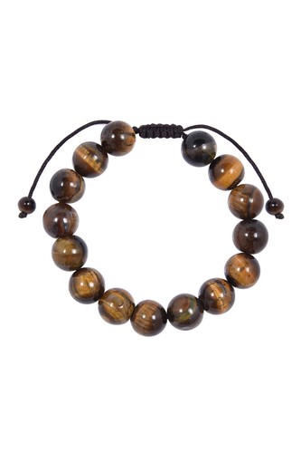 Natural Stone Adjustable Bracelet - 12mm - Picture 62 of 67
