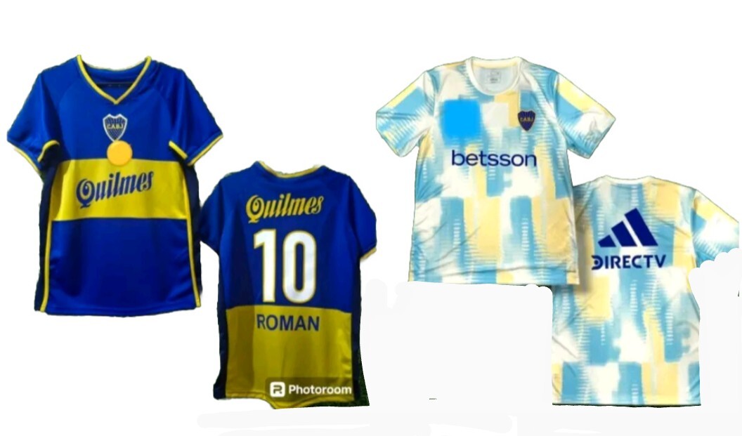 Camiseta Retro 2001 Román Camiseta Pre Match 2024 Boca Juniors