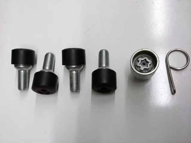 Genuine Volkswagen Lockable Wheel Bolt Set 1K0-698-137-A | eBay