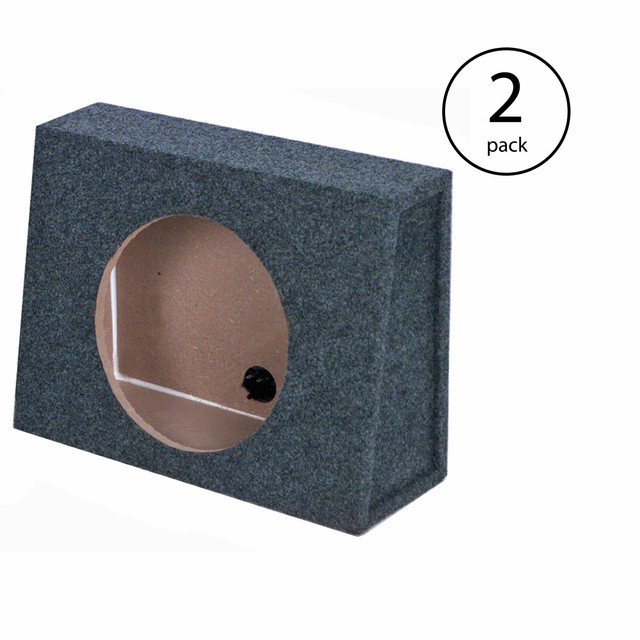 Q Power SHALLOW110 Single 10 Inch Vented Shallow Subwoofer Sub Box