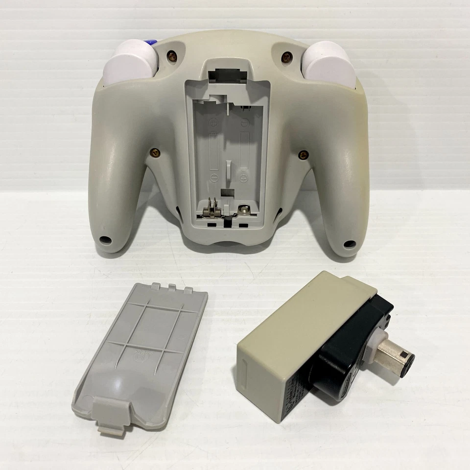 Nintendo GameCube WaveBird Wireless Controller with Receiver - Gray - Tested - Image 3 of 3