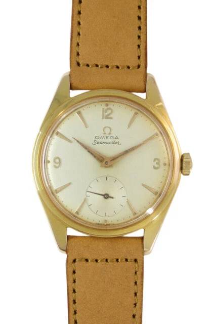 OMEGA Seamaster Leather Band Wristwatches