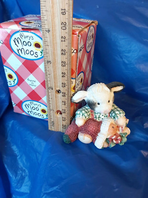 Mary's Moo Moos Cow Figurine 142913 Herd you were a very good calf Christmas