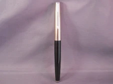 Parker Vintage 61 Rainbow Cap Black Fountain Pen---BROAD point