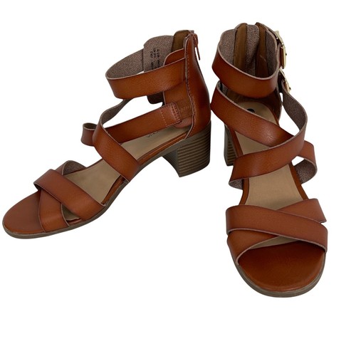 Big Buddha Women's Size 9 Brown Heeled 