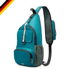 Faltbare Sling Tasche Nylon 10L  3 Fächer für Reisen Wandern