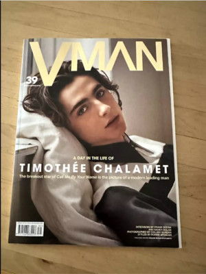 TIMOTHEE CHALAMET RARE MAGAZINE NEW VMAN SPRING SUMMER 2018 | eBay UK